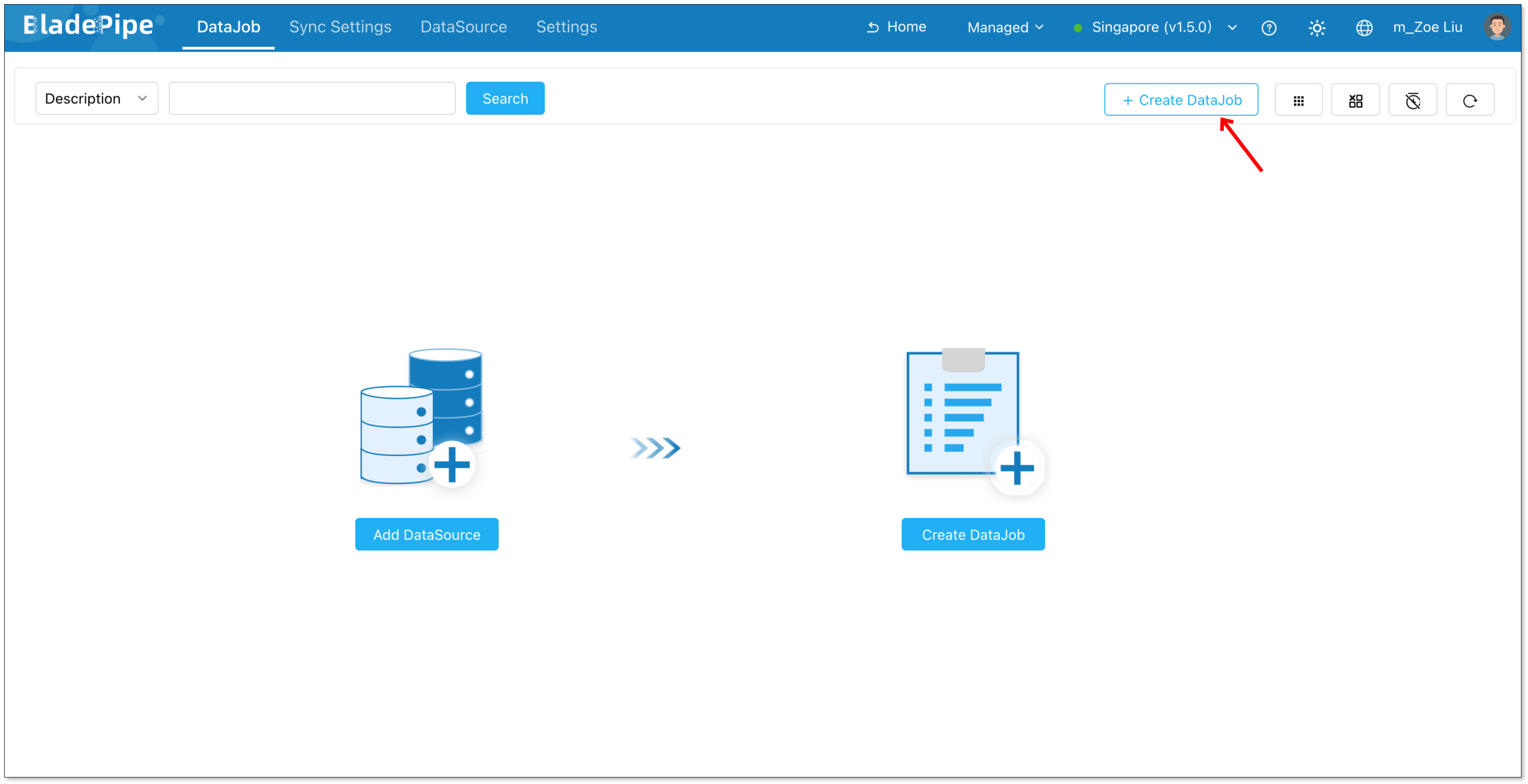 Create DataJob